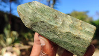 Polished Banded Green Fuchsite Quartz Points  x 6 From Madagascar - Toprock Gemstones and Minerals 