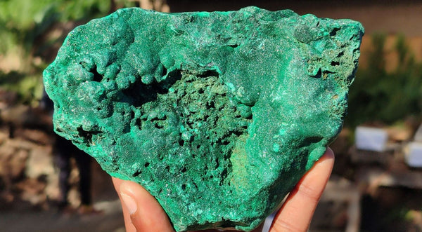 Natural Crystalline Malachite Specimens  x 3 From Congo - Toprock Gemstones and Minerals 