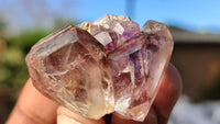 Natural Window Amethyst Crystal Specimens  x 12 From Chiredzi, Zimbabwe - Toprock Gemstones and Minerals 