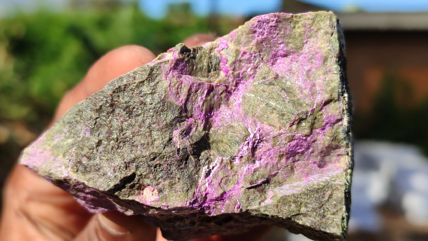 Natural Rough Stichtite Cobbed Specimens x 12 From Barberton, South Africa - Toprock Gemstones and Minerals 