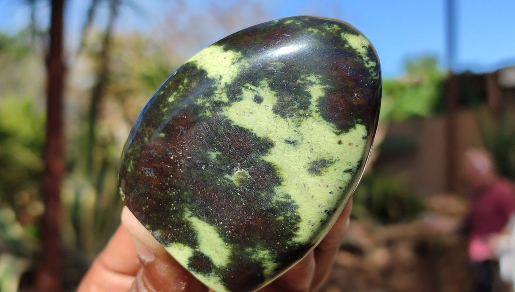 Polished Spotted Leopard Stone Standing Free Forms  x 7 From Zimbabwe - Toprock Gemstones and Minerals 