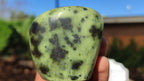 Polished Spotted Leopard Stone Standing Free Forms  x 7 From Zimbabwe - Toprock Gemstones and Minerals 