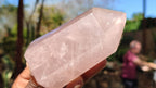 Polished Gemmy Pink Rose Quartz Points x 6 From Madagascar - Toprock Gemstones and Minerals 