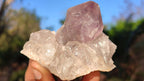 Natural Single Jacaranda Amethyst Crystals x 12 From Mumbwe, Zambia - Toprock Gemstones and Minerals 