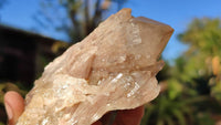 Natural Cascading White Phantom Smokey Quartz Clusters x 6 From Luena, Congo - Toprock Gemstones and Minerals 