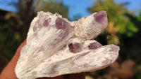Natural Sugar Amethyst Clusters  x 6 From Solwezi, Zambia - Toprock Gemstones and Minerals 