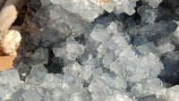 Natural Extra Large Blue Celestite Geode Specimen  x 1 From Madagascar - Toprock Gemstones and Minerals 