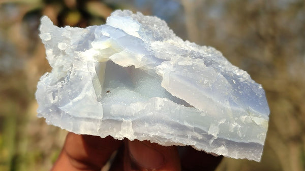 Natural Etched Blue Chalcedony Specimens  x 35 From Nsanje, Malawi - Toprock Gemstones and Minerals 