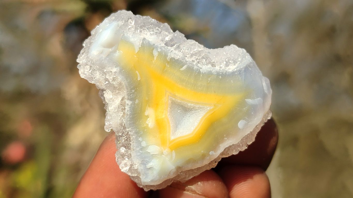 Natural Etched Blue Chalcedony Specimens  x 35 From Nsanje, Malawi - Toprock Gemstones and Minerals 
