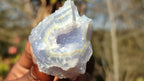 Natural Etched Blue Chalcedony Specimens  x 35 From Nsanje, Malawi - Toprock Gemstones and Minerals 