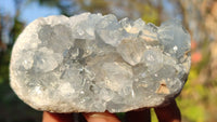 Natural Blue Celestite Crystal Specimens  x 6 From Sakoany, Madagascar - Toprock Gemstones and Minerals 