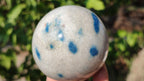 Polished Blue Spotted Spinel Quartz Spheres x 4 From Madagascar - Toprock Gemstones and Minerals 