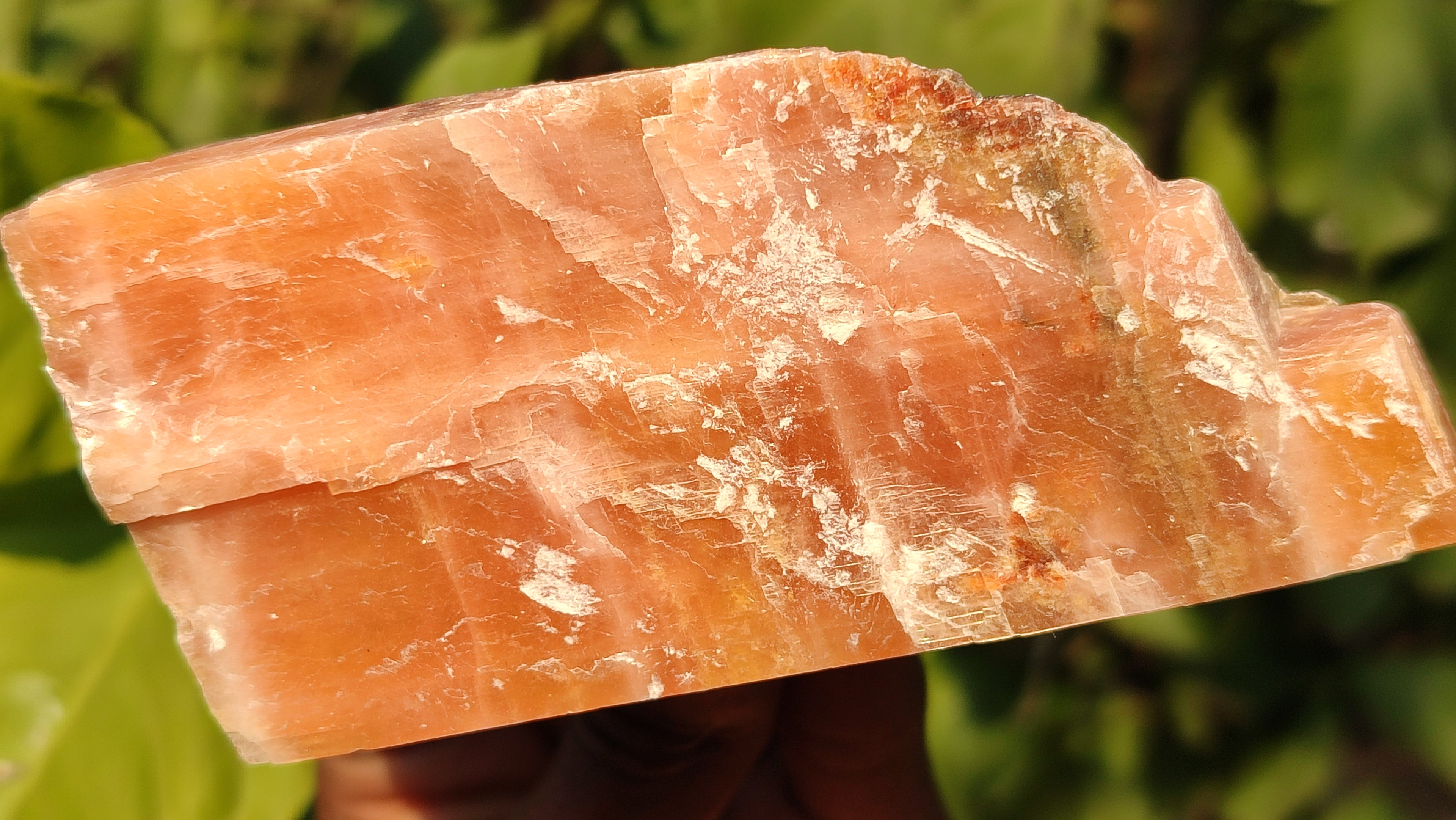 Natural New Sunset Orange Calcite Specimens  x 12 From Spitzkop, Namibia - Toprock Gemstones and Minerals 