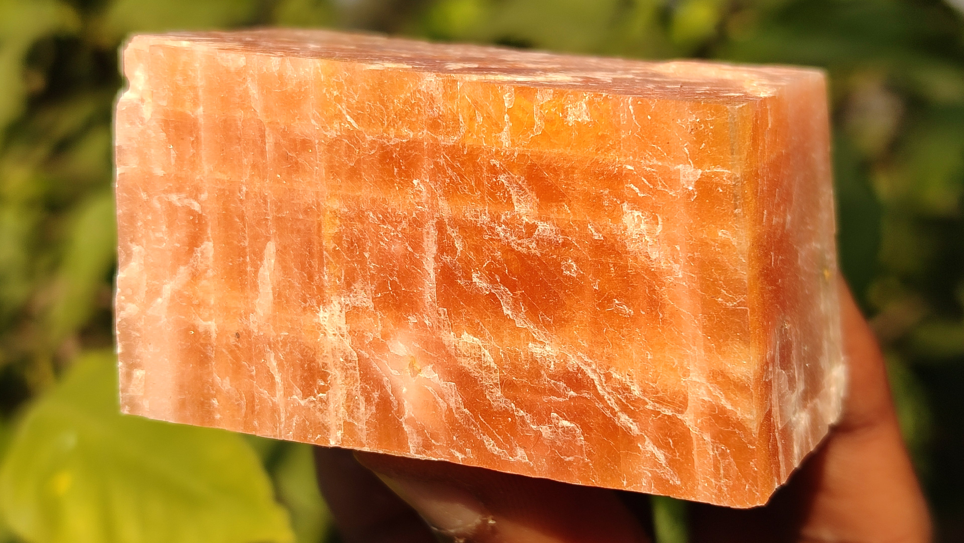 Natural New Sunset Orange Calcite Specimens  x 12 From Spitzkop, Namibia - Toprock Gemstones and Minerals 