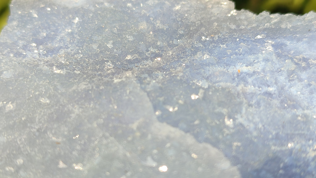 Natural Etched Blue Chalcedony Specimens x 3 From Nsanje, Malawi - Toprock Gemstones and Minerals 