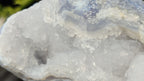 Natural Etched Blue Chalcedony Specimens x 3 From Nsanje, Malawi - Toprock Gemstones and Minerals 
