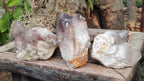 Natural Red Hematoid Quartz Specimens x 3 From Karoi, Zimbabwe - Toprock Gemstones and Minerals 