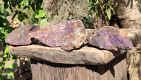 Natural Metallic Purpurite Cobbed Specimens x 4 From Erongo, Namibia - Toprock Gemstones and Minerals 