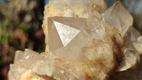 Natural Cascading Smokey Quartz Clusters x 2 From Congo - Toprock Gemstones and Minerals 