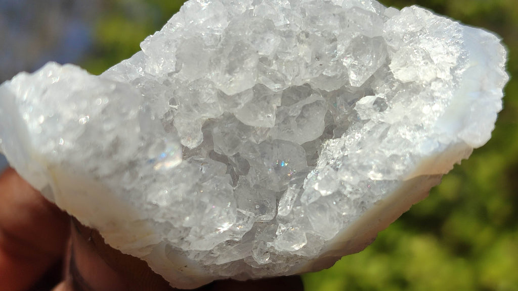 Natural Etched Blue Chalcedony Specimens  x 35 From Nsanje, Malawi - Toprock Gemstones and Minerals 