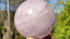 Polished Rare Blue Star Rose Quartz Spheres x 3 From Ambatondrazaka, Madagascar - Toprock Gemstones and Minerals 