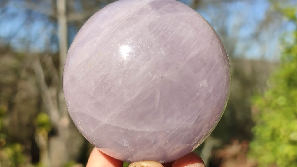 Polished Rare Blue Star Rose Quartz Spheres x 3 From Ambatondrazaka, Madagascar - Toprock Gemstones and Minerals 