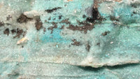 Natural Drusy Coated Chrysocolla Dolomite Specimen x 1 From Likasi, Congo - Toprock Gemstones and Minerals 