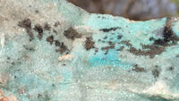 Natural Drusy Coated Chrysocolla Dolomite Specimen x 1 From Likasi, Congo - Toprock Gemstones and Minerals 