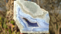 Polished One Side Polished Blue Lace Agate Specimens  x 6 From Nsanje, Malawi - Toprock Gemstones and Minerals 