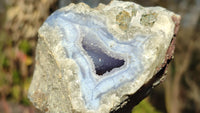 Polished One Side Polished Blue Lace Agate Specimens  x 6 From Nsanje, Malawi - Toprock Gemstones and Minerals 