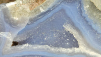 Polished One Side Polished Blue Lace Agate Specimens  x 6 From Nsanje, Malawi - Toprock Gemstones and Minerals 