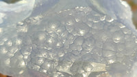 Natural Etched Blue Chalcedony Specimens x 2 From Nsanje, Malawi - Toprock Gemstones and Minerals 
