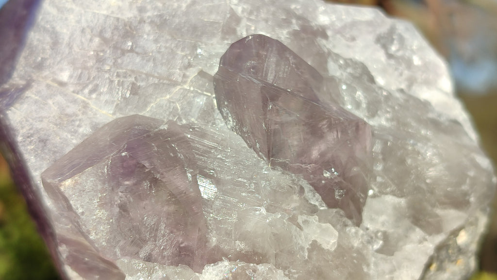 Polished Single Amethyst Crystals x 4 From Mumbwe, Zambia - Toprock Gemstones and Minerals 