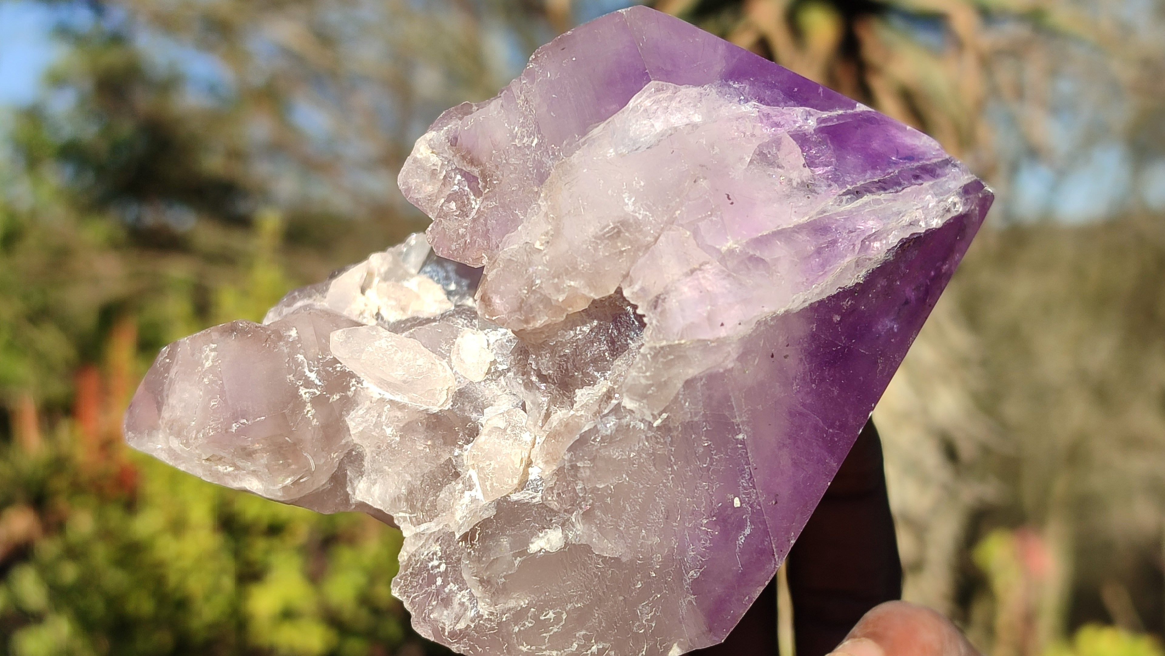 Polished Single Amethyst Crystals x 4 From Mumbwe, Zambia - Toprock Gemstones and Minerals 