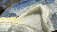 Natural Etched Blue Chalcedony Specimens  x 2 From Nsanje, Malawi - Toprock Gemstones and Minerals 