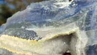 Natural Etched Blue Chalcedony Specimens  x 2 From Nsanje, Malawi - Toprock Gemstones and Minerals 