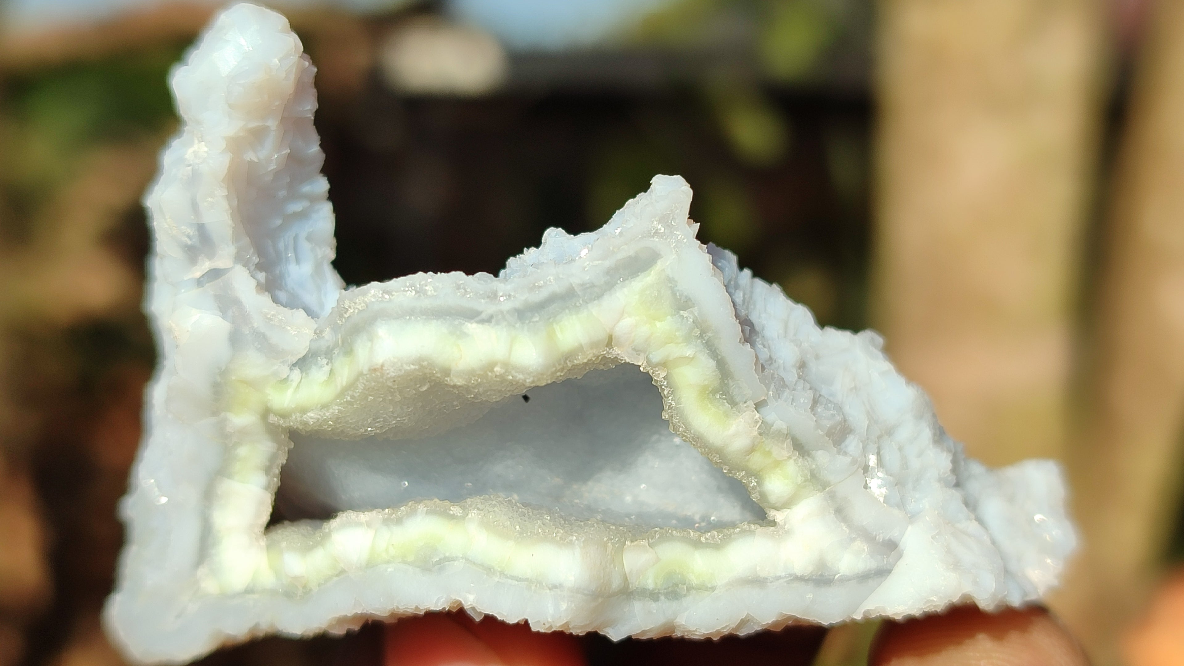 Natural Etched Blue Chalcedony Specimens  x 35 From Nsanje, Malawi - Toprock Gemstones and Minerals 