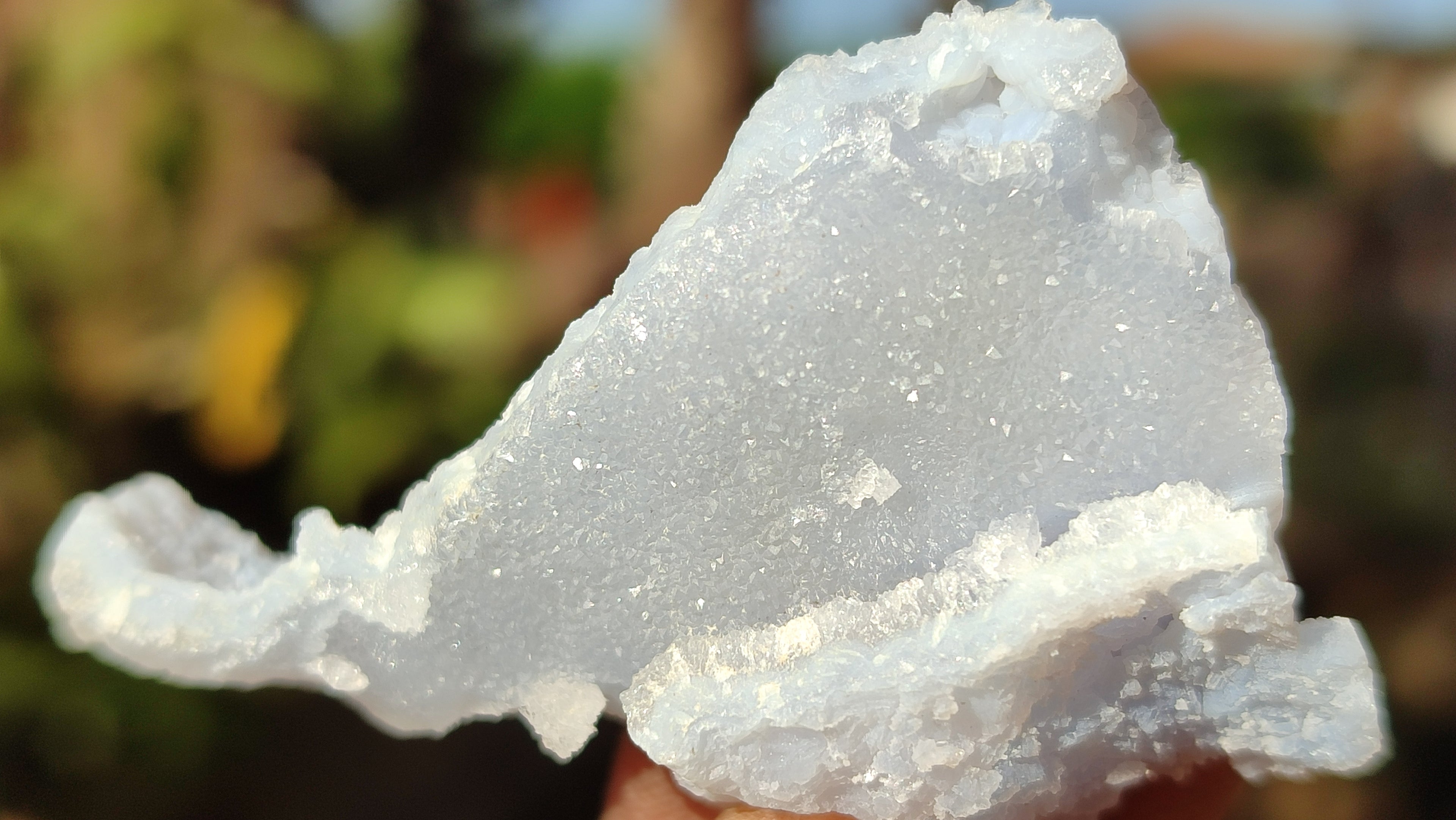 Natural Etched Blue Chalcedony Specimens  x 35 From Nsanje, Malawi - Toprock Gemstones and Minerals 