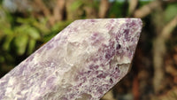 Polished Lepidolite Points With Pink Rubellite  x 2 From Madagascar - Toprock Gemstones and Minerals 