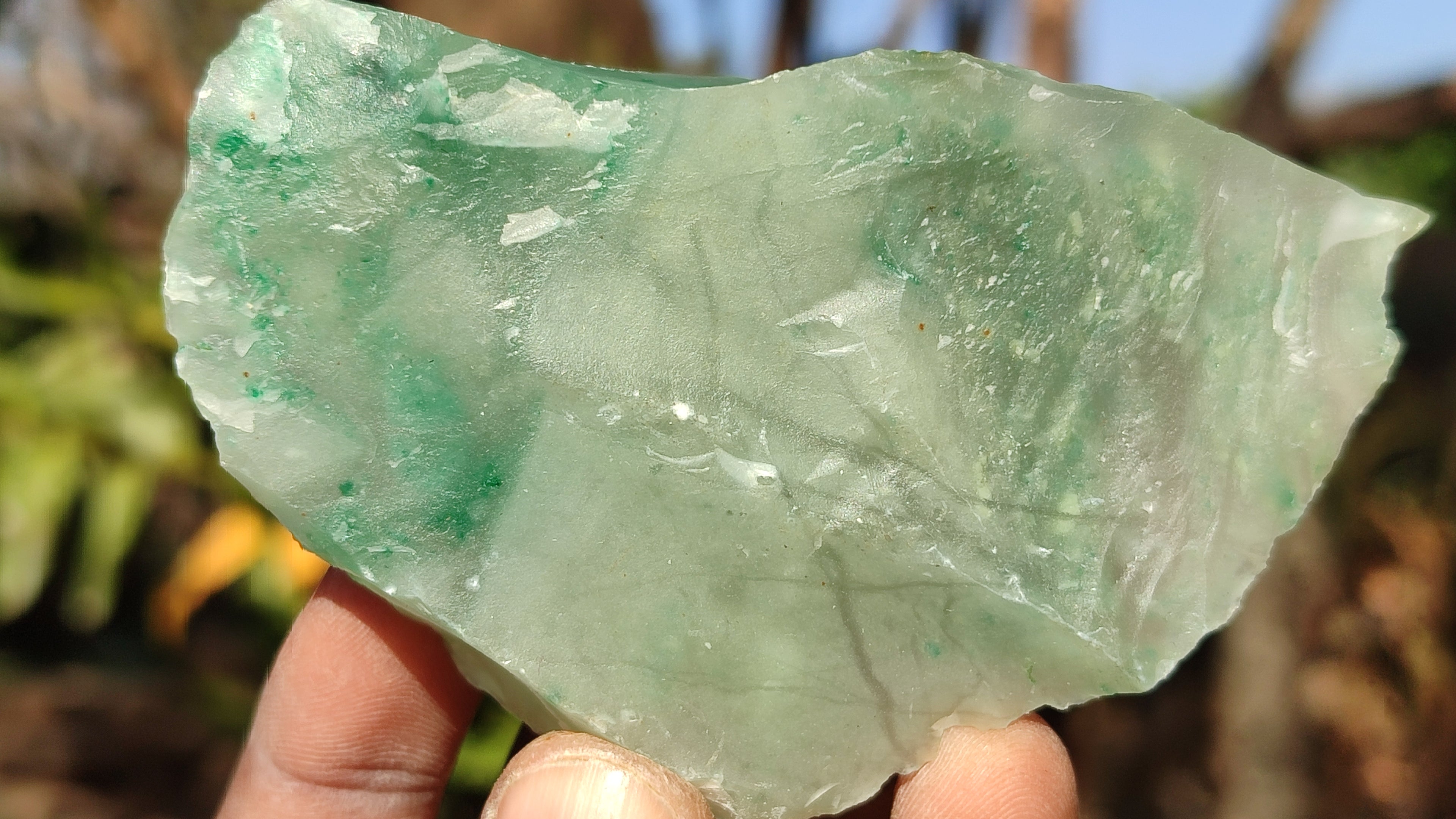 Natural Rough Jade Cobbed Specimens x 24 From Swaziland - Toprock Gemstones and Minerals 