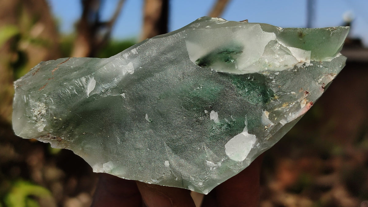Natural Rough Jade Cobbed Specimens x 24 From Swaziland - Toprock Gemstones and Minerals 