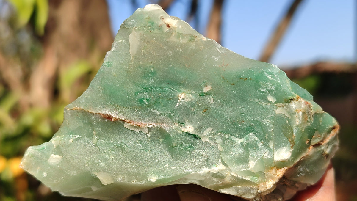 Natural Rough Jade Cobbed Specimens x 24 From Swaziland - Toprock Gemstones and Minerals 