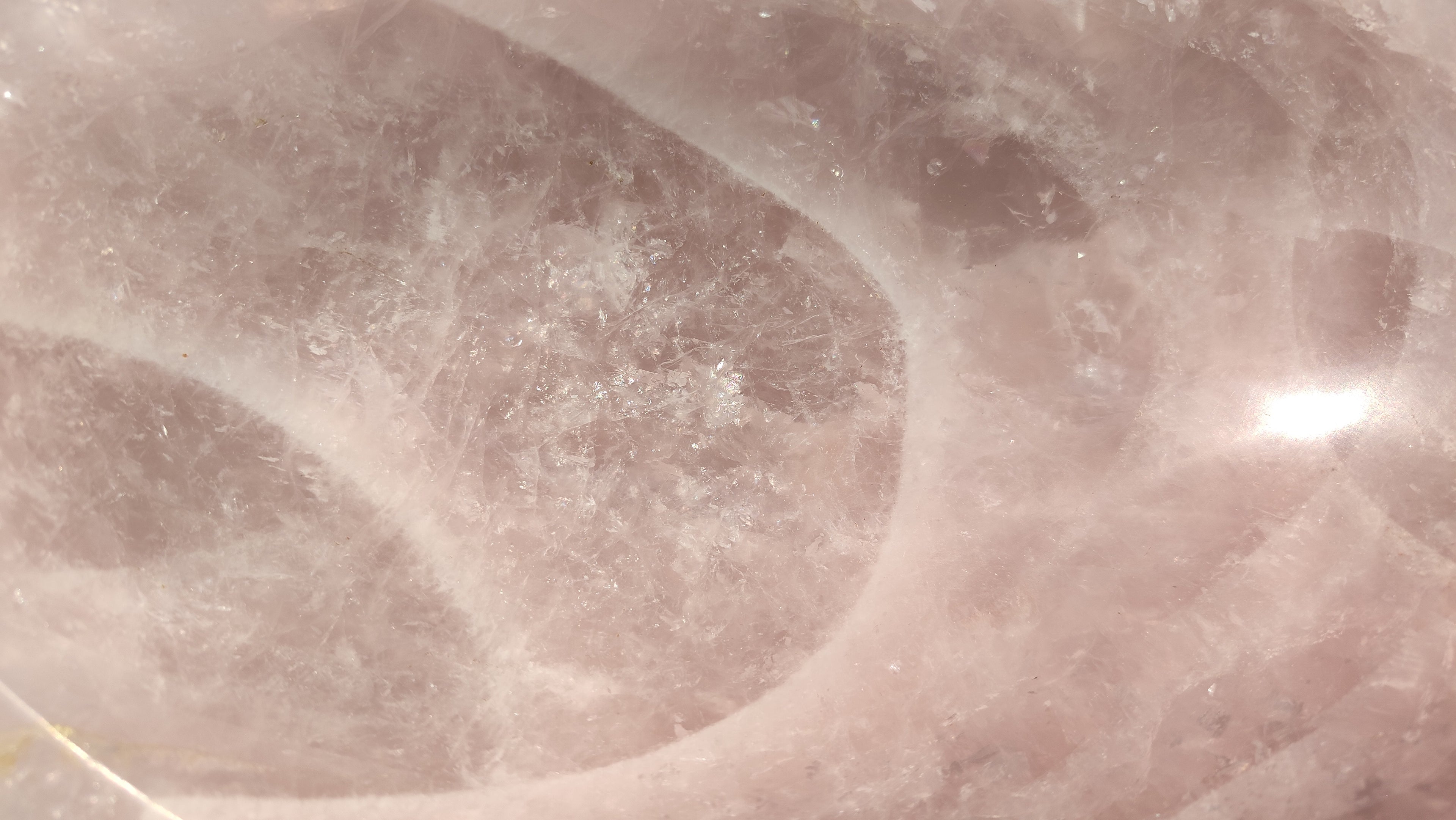 Polished Pink Rose Quartz Bowl x 1 From Ambatondrazaka, Madagascar - Toprock Gemstones and Minerals 