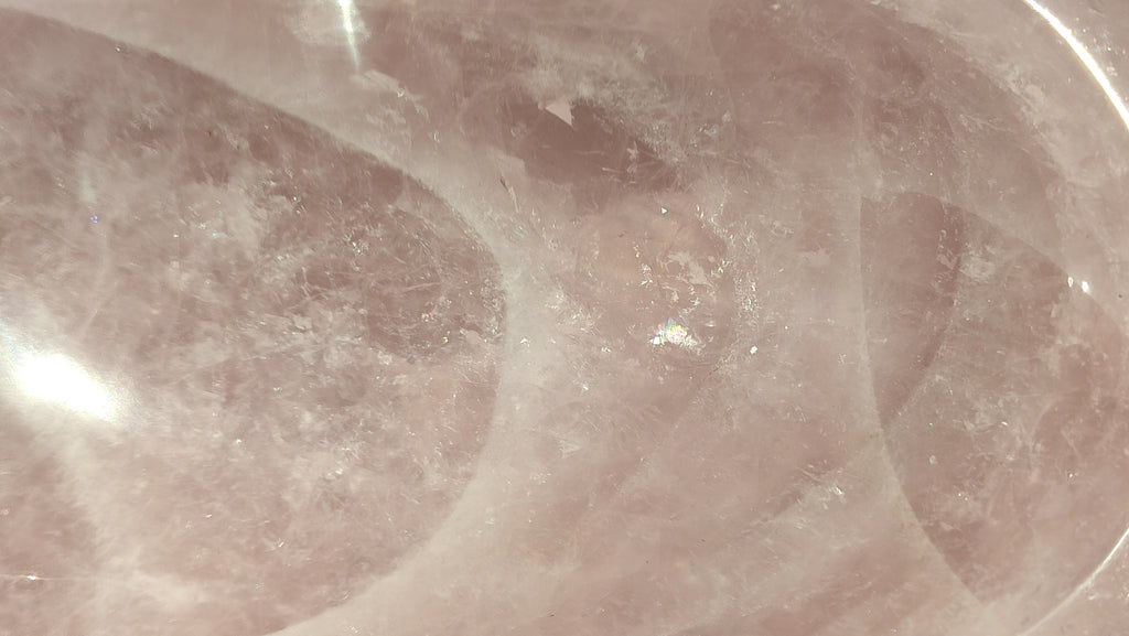 Polished Pink Rose Quartz Bowl x 1 From Ambatondrazaka, Madagascar - Toprock Gemstones and Minerals 