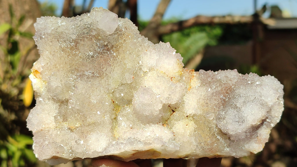 Natural Pale Lilac Spirit Quartz Clusters x 2 From Boekenhouthoek, South Africa - Toprock Gemstones and Minerals 