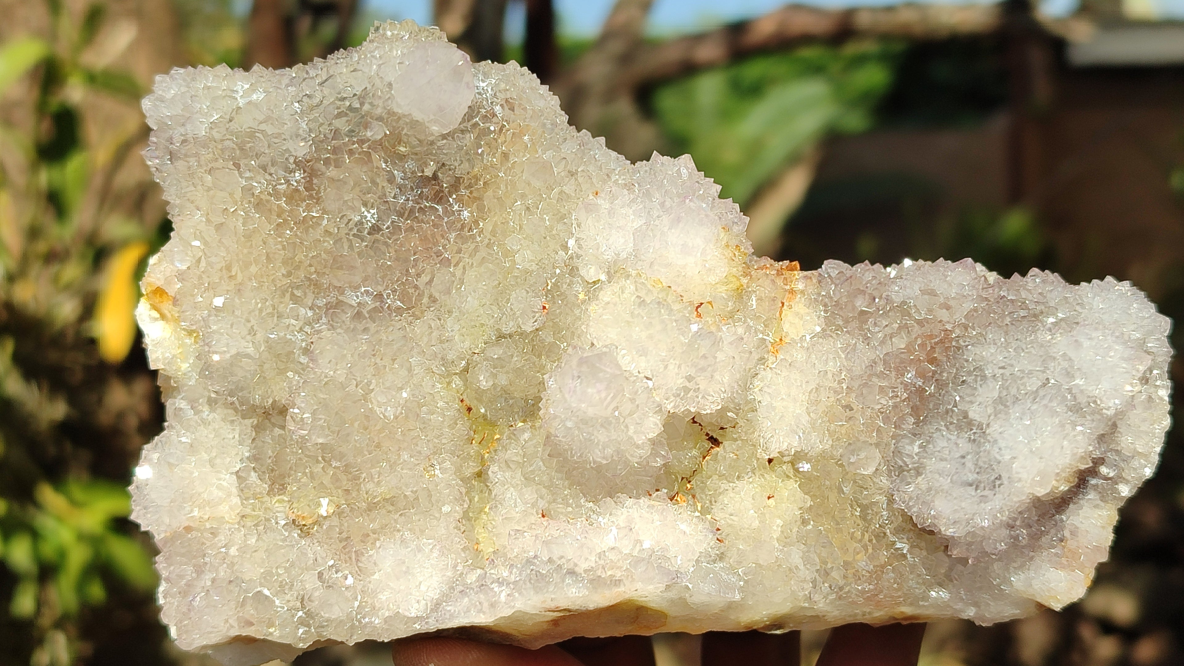 Natural Pale Lilac Spirit Quartz Clusters x 2 From Boekenhouthoek, South Africa - Toprock Gemstones and Minerals 