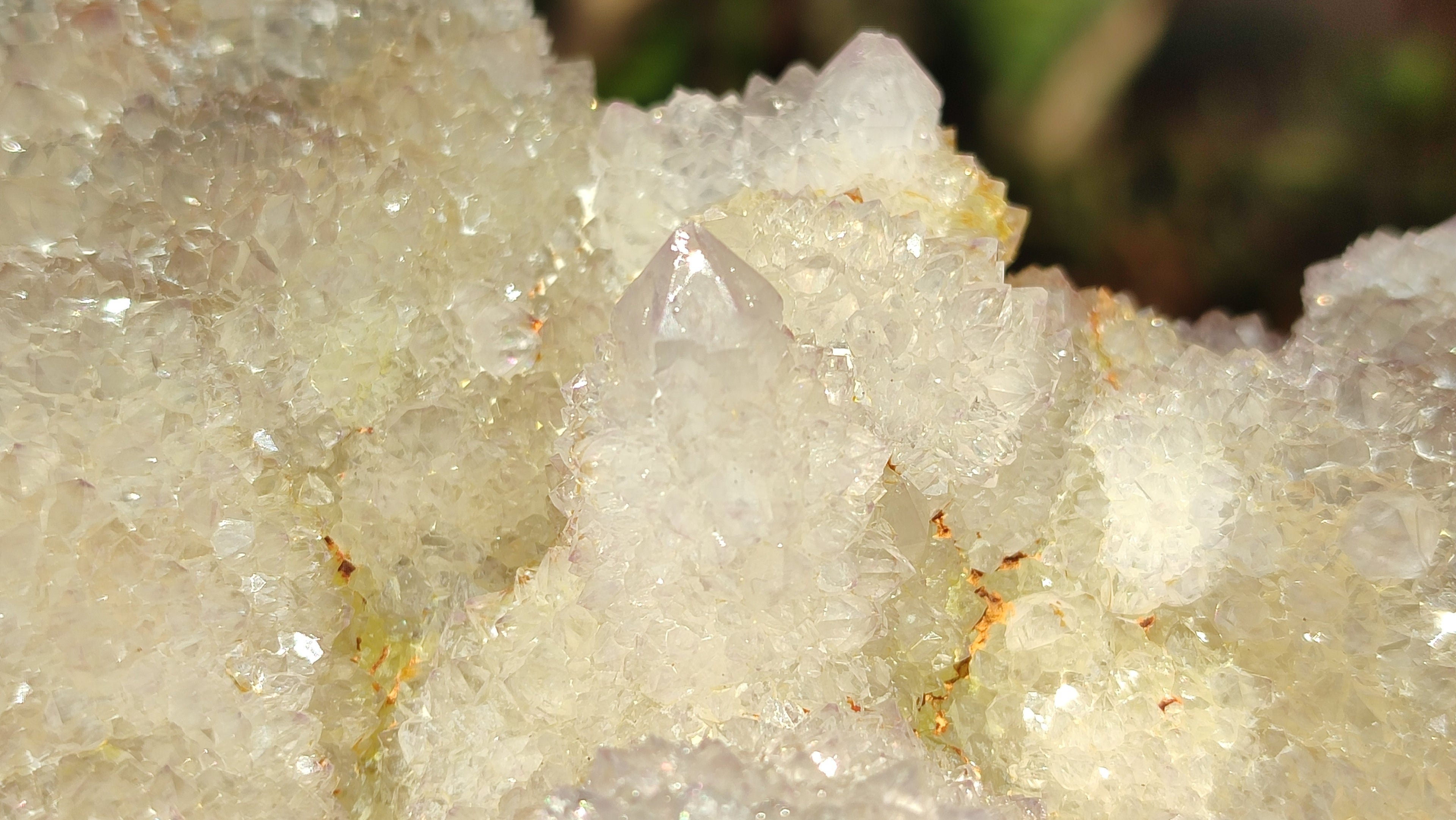 Natural Pale Lilac Spirit Quartz Clusters x 2 From Boekenhouthoek, South Africa - Toprock Gemstones and Minerals 