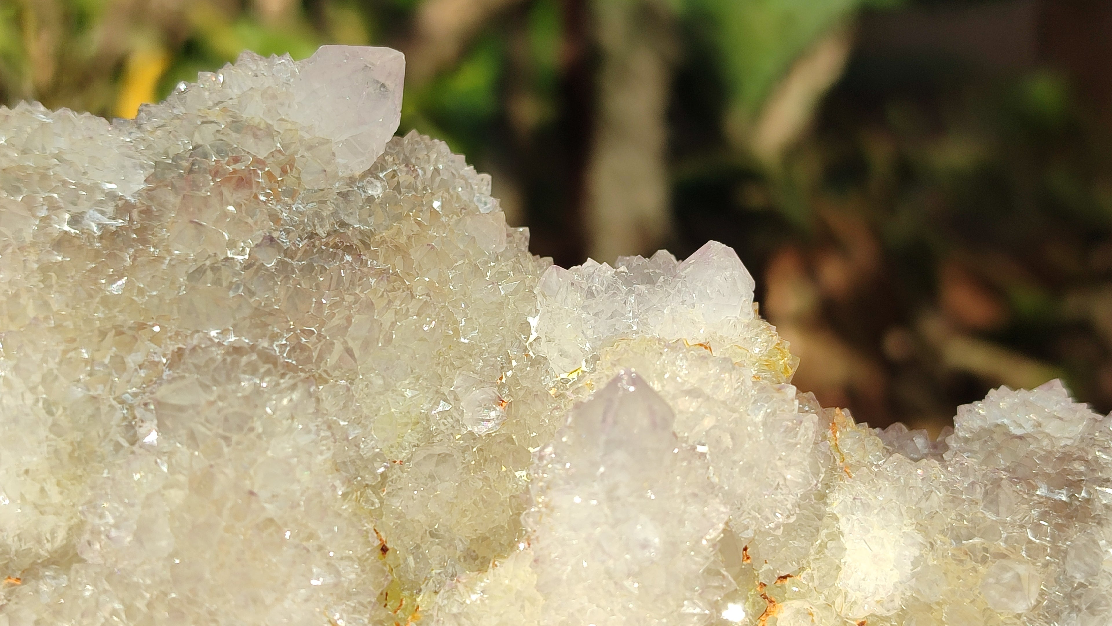 Natural Pale Lilac Spirit Quartz Clusters x 2 From Boekenhouthoek, South Africa - Toprock Gemstones and Minerals 