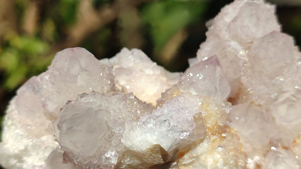 Natural Pale Lilac Spirit Quartz Clusters x 2 From Boekenhouthoek, South Africa - Toprock Gemstones and Minerals 