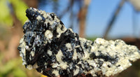 Natural Schorl Black Tourmaline Specimens x 70 From Erongo, Namibia - Toprock Gemstones and Minerals 